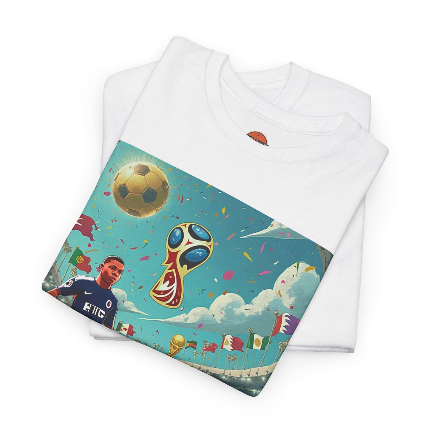 WORLD AT HIS FEET T-SHIRT