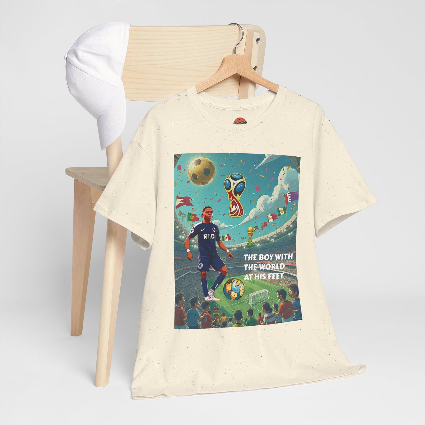 WORLD AT HIS FEET T-SHIRT