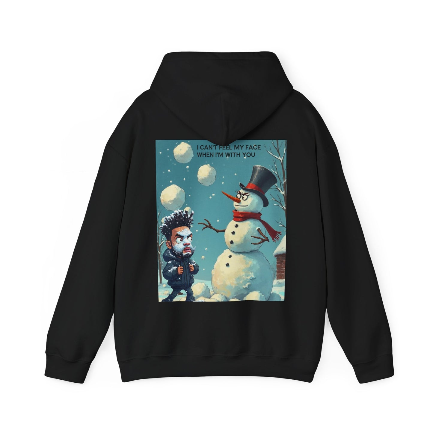 CAN'T FEEL MY FACE Hooded Sweatshirt