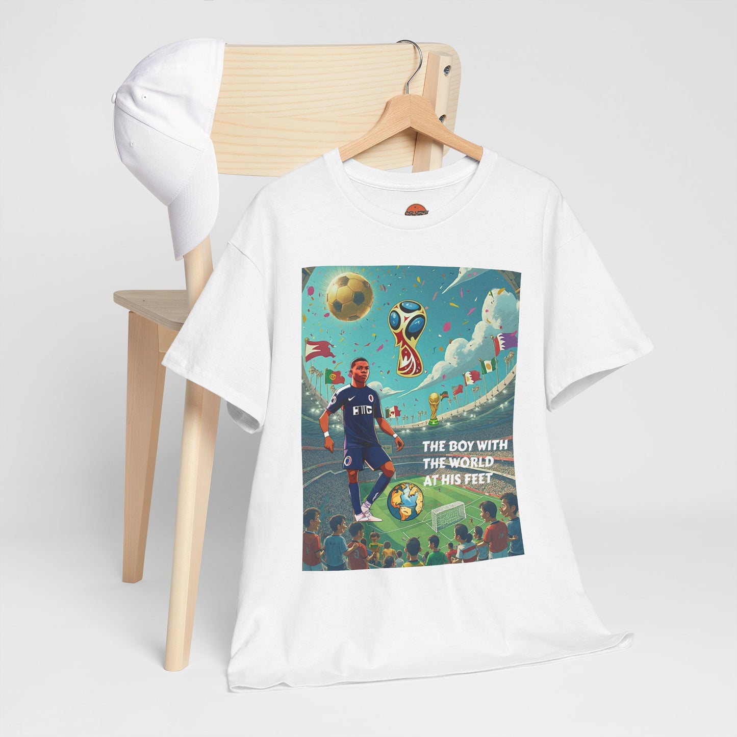 WORLD AT HIS FEET T-SHIRT