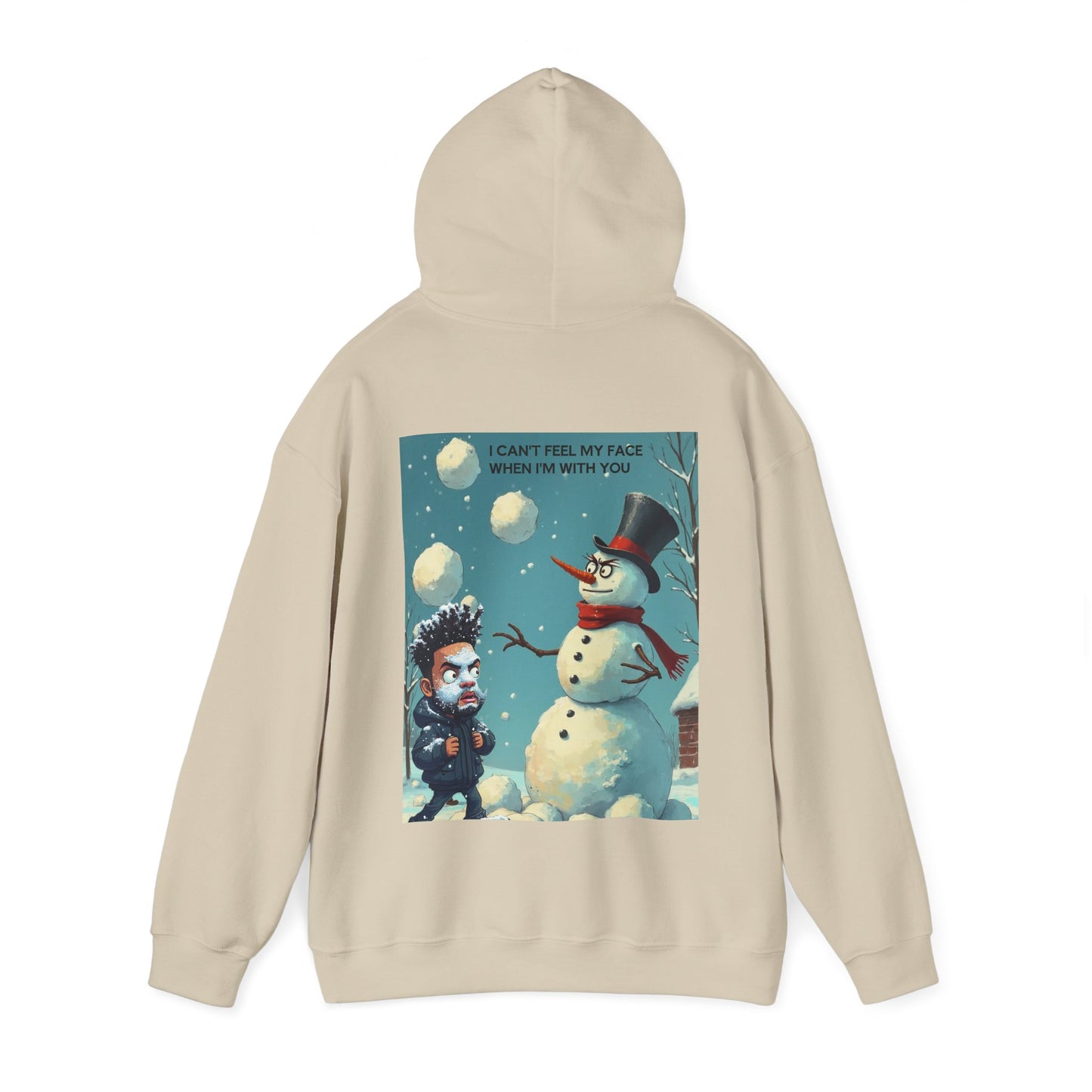 CAN'T FEEL MY FACE Hooded Sweatshirt