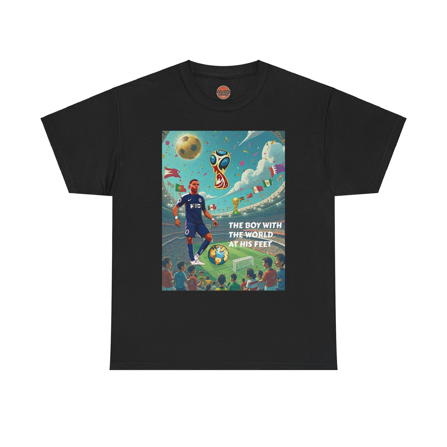 WORLD AT HIS FEET T-SHIRT