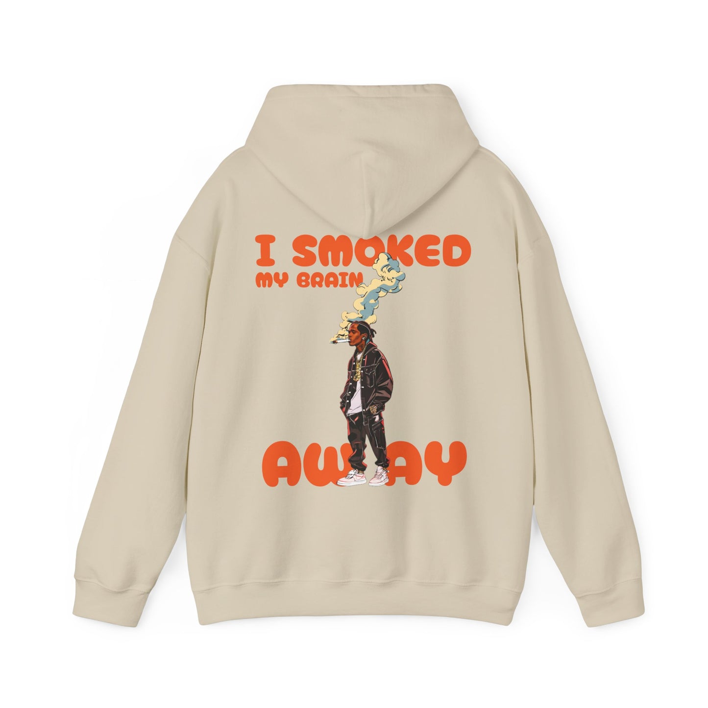 SMOKED MY BRAIN Hooded Sweatshirt