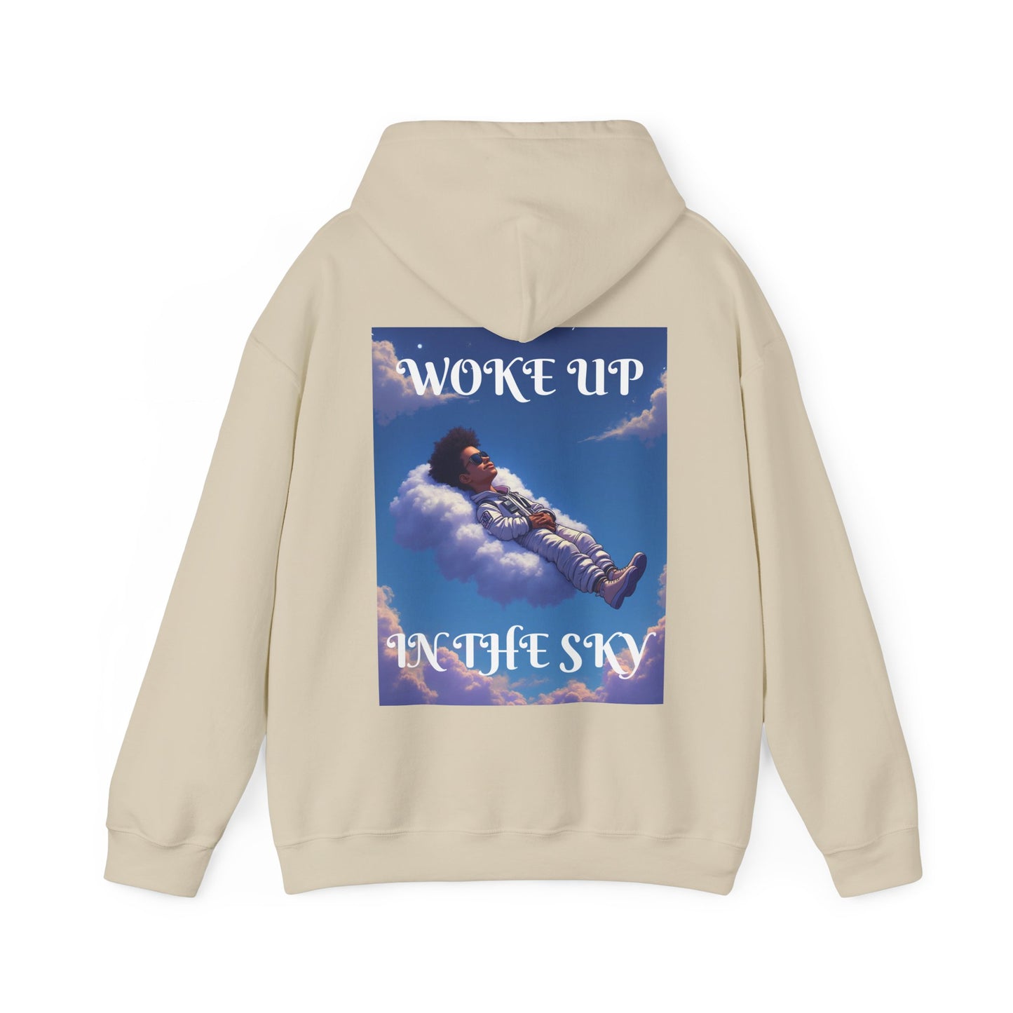 WOKE UP IN THE SKY Hooded Sweatshirt