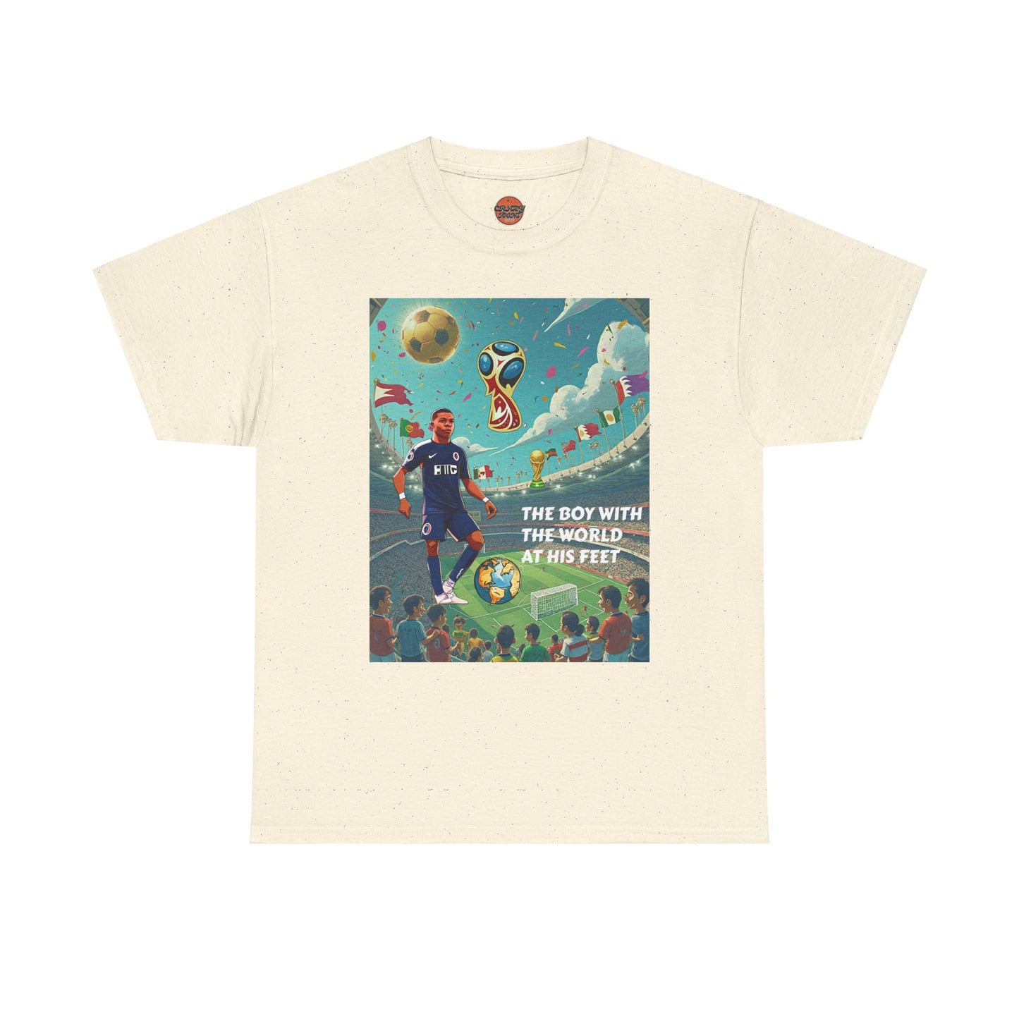 WORLD AT HIS FEET T-SHIRT